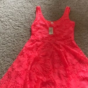 Coral dress